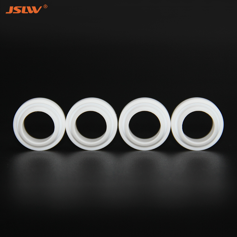 Processing Customized White PTFE Retainer Ring Gasket